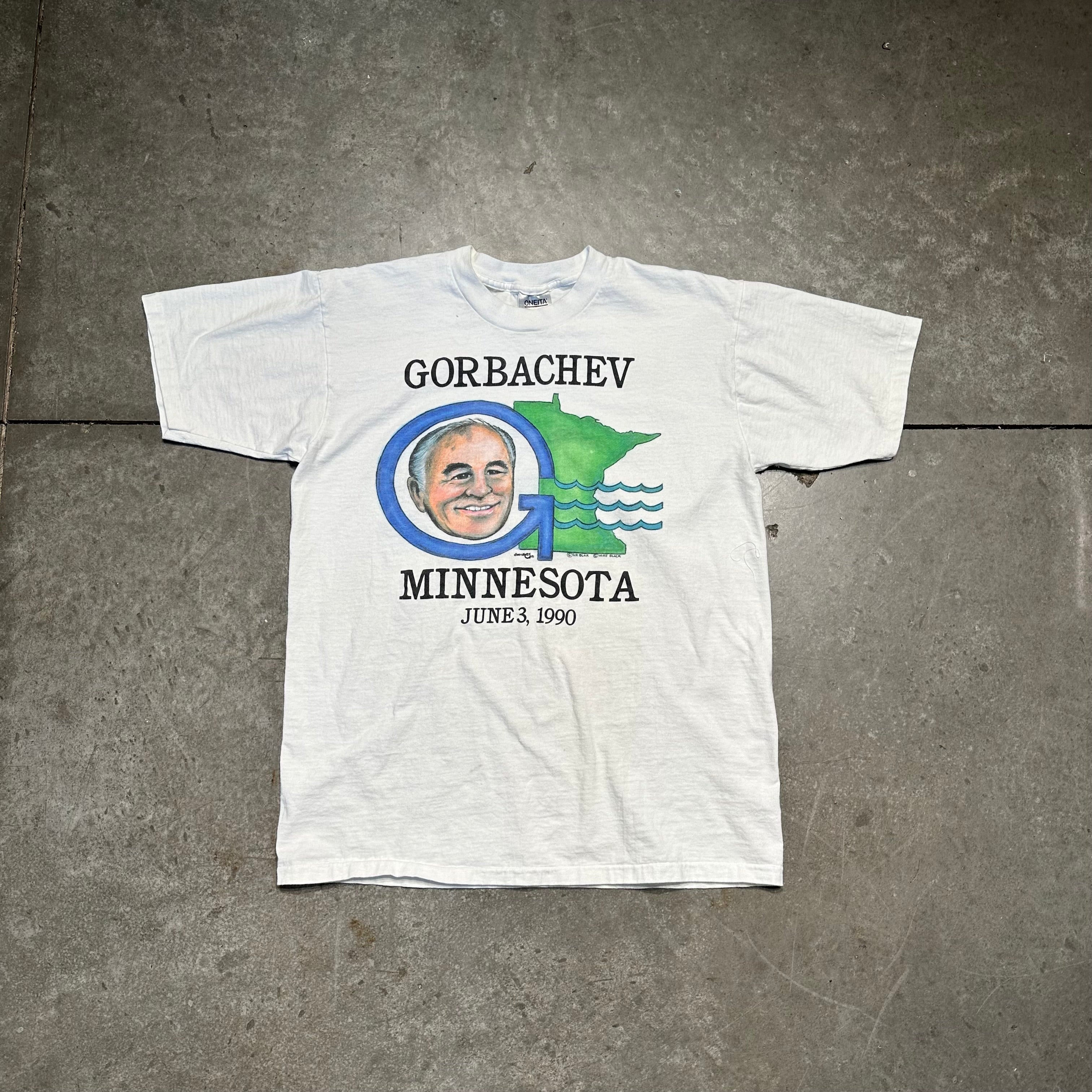1990 Mikhail Gorbachev Minnesota Vintage Tee