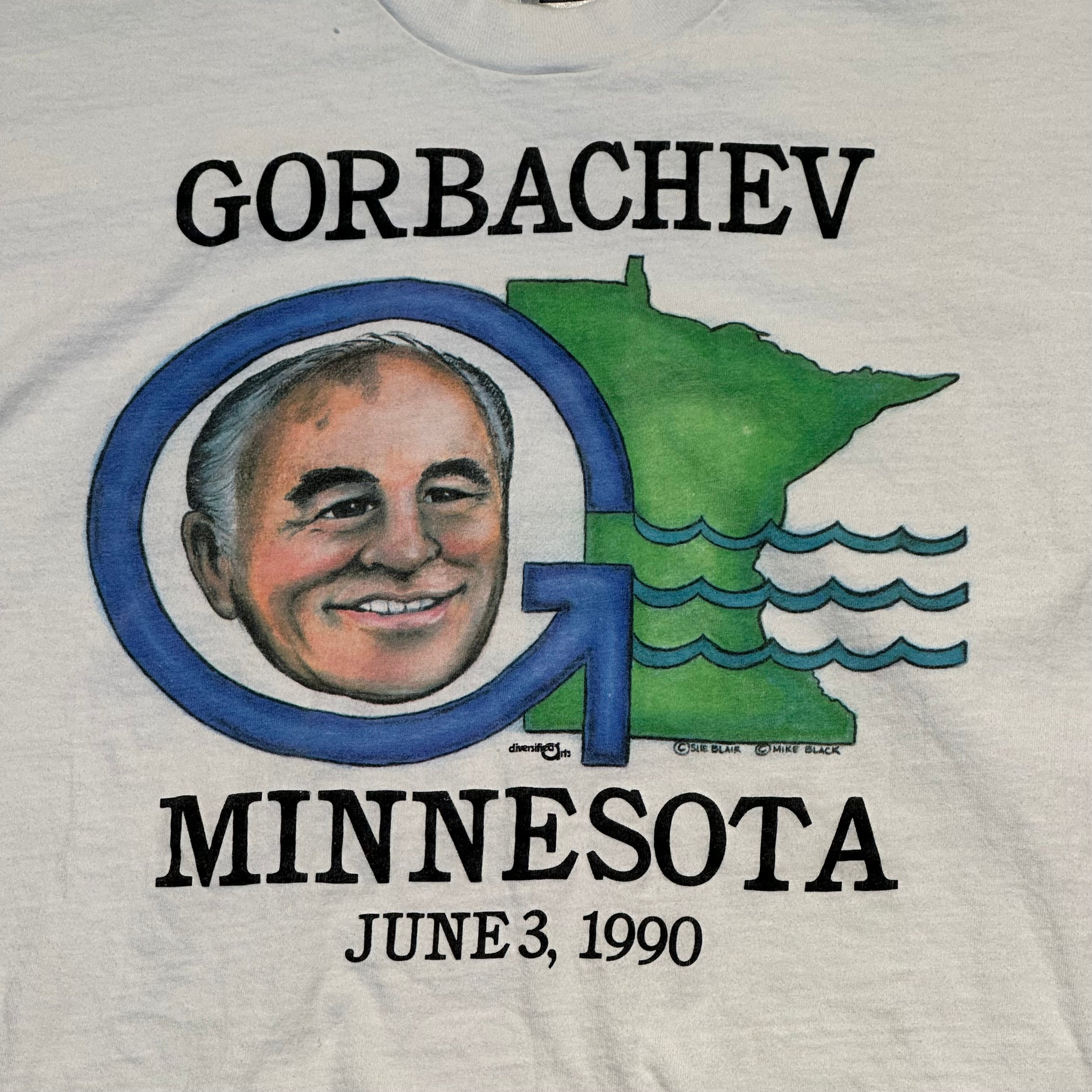 1990 Mikhail Gorbachev Minnesota Vintage Tee