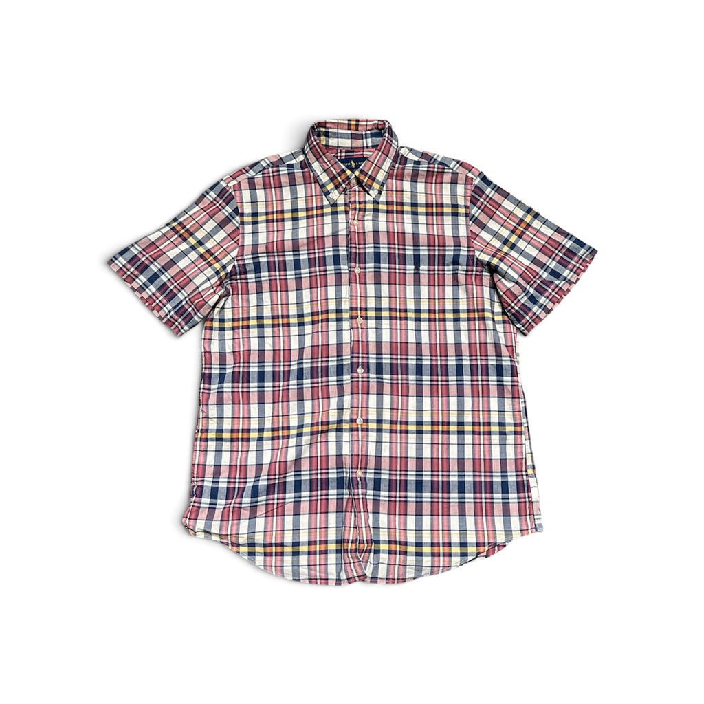 Ralph Lauren Full Plaid Button Up Short Sleeve