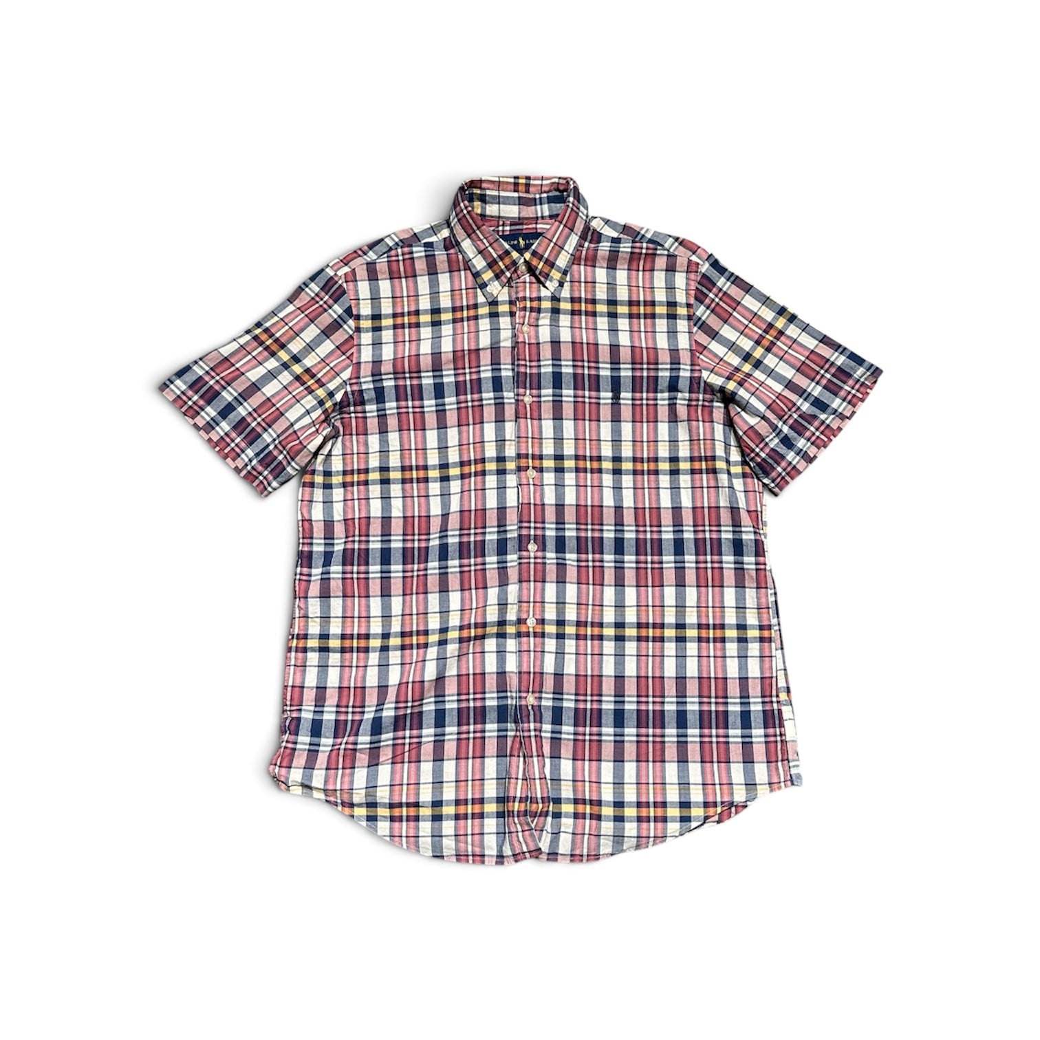Ralph Lauren Full Plaid Button Up Short Sleeve