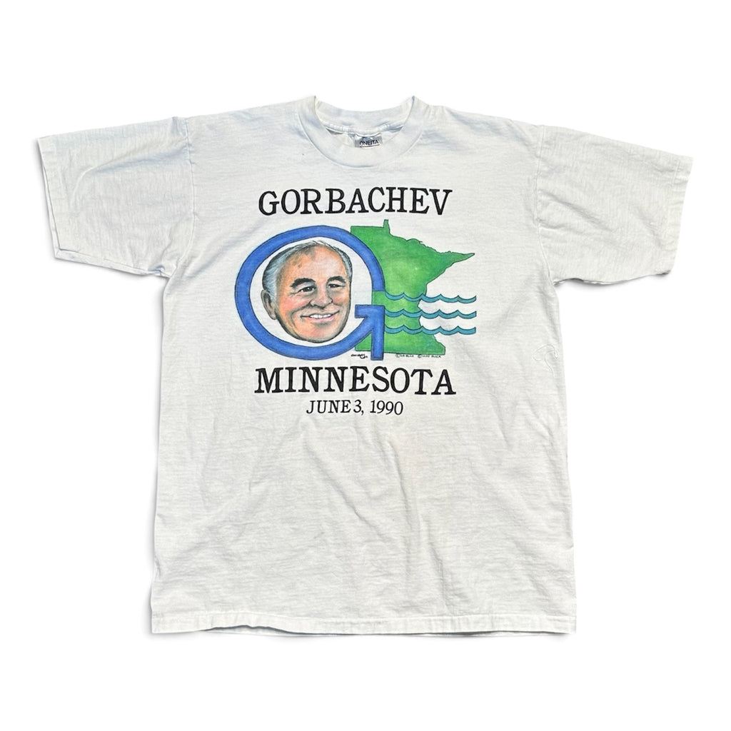 1990 Mikhail Gorbachev Minnesota Vintage Tee