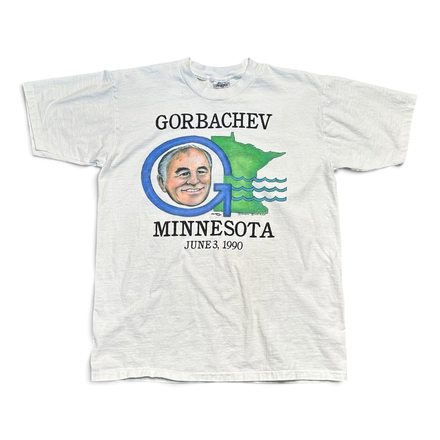 1990 Mikhail Gorbachev Minnesota Vintage Tee