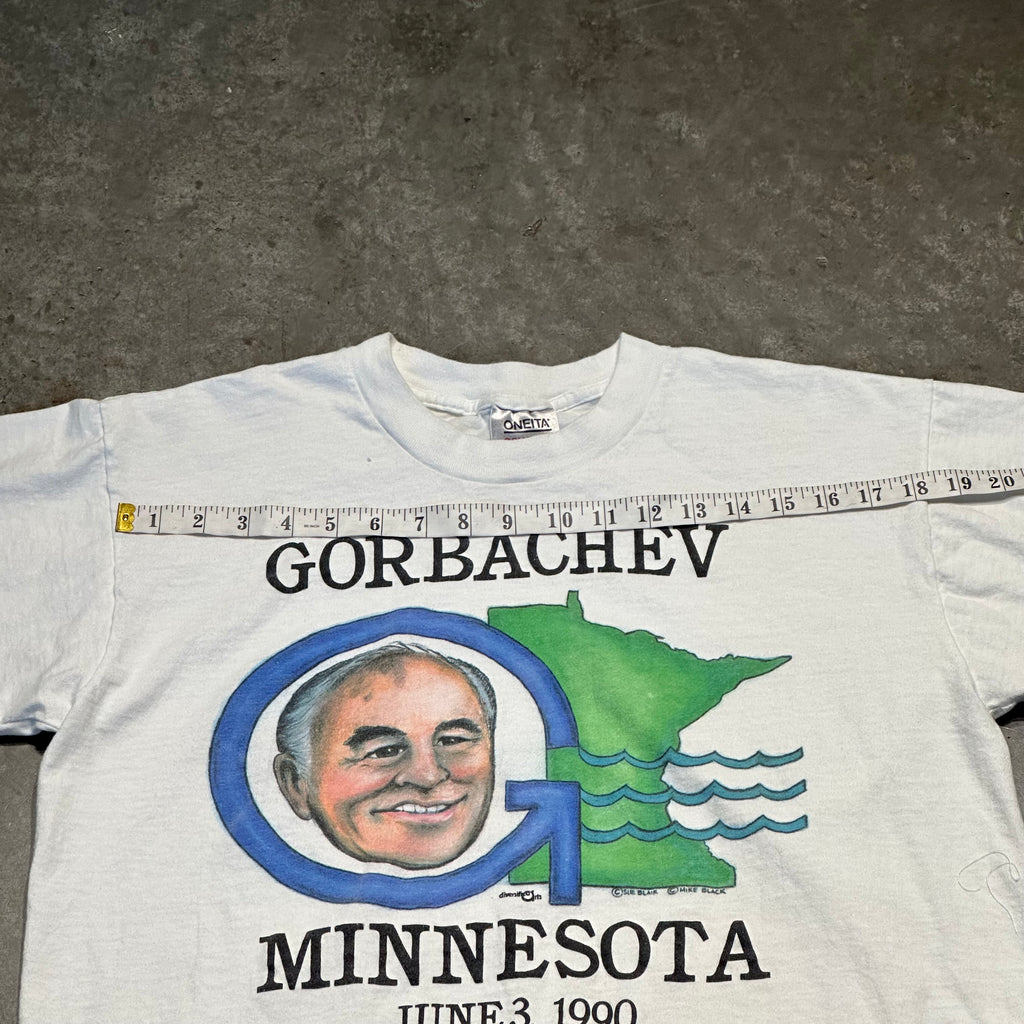 1990 Mikhail Gorbachev Minnesota Vintage Tee